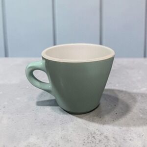 Shenango China Blue Teal Coffee Mug, Interpace M-28 Vintage Cup, Restaurant Ware